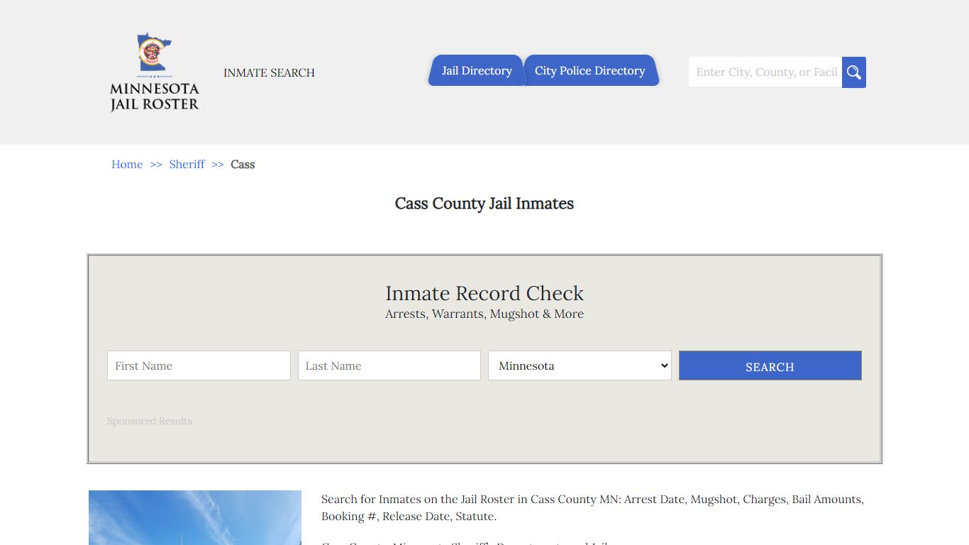 Cass County Jail Inmates | Jail Roster Search